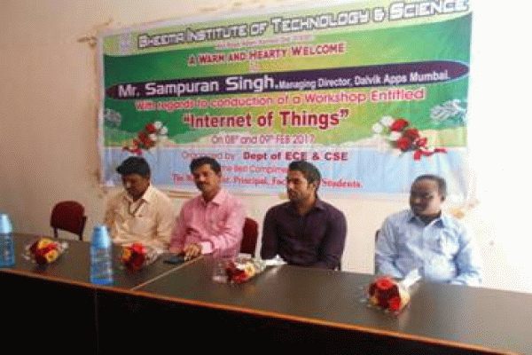Workshop on Internet of Things